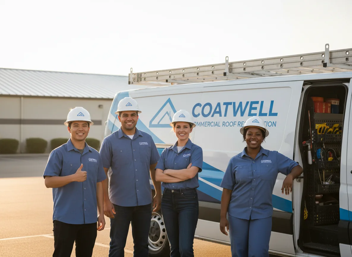 Commercial roof coating company in East Earl, PA